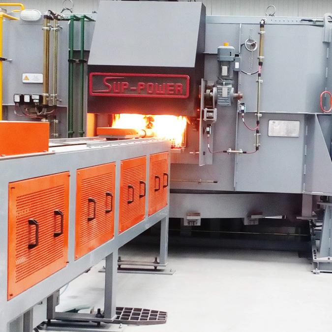 YAJIE Rotary Hearth Furnace Heat Treatment Line